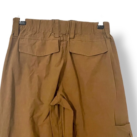 Elodie‎ Cargo Pants Size S Brown Wide Leg High Rise Gorpcore Streetwear Casual - Picture 4 of 8